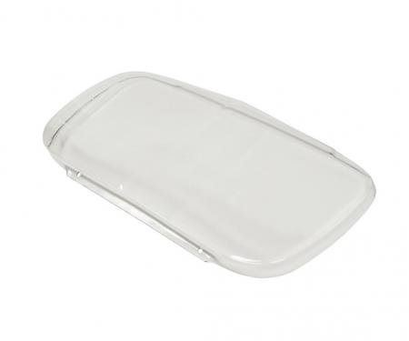 97-04 Front License Plate Cover - Contoured Clear Acrylic