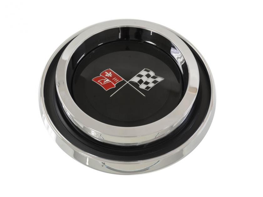 6872 Finned Hubcap Emblem Assembly 4 Required Corvette Depot