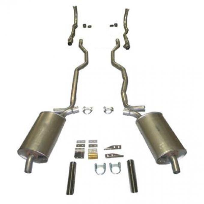 63 Deluxe Exhaust System - Complete Aluminized 2"