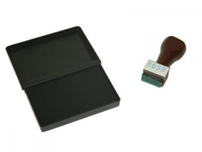 64-67 Holley Carburetor Number Stamp Kit Rubber