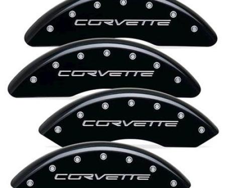 05-13 Brake Caliper Covers MGP - Aluminum Black Powder Coated - Z06/ZR1/GS