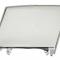 56-62 Right Side Door Glass Assembly With Frame - Clear Glass