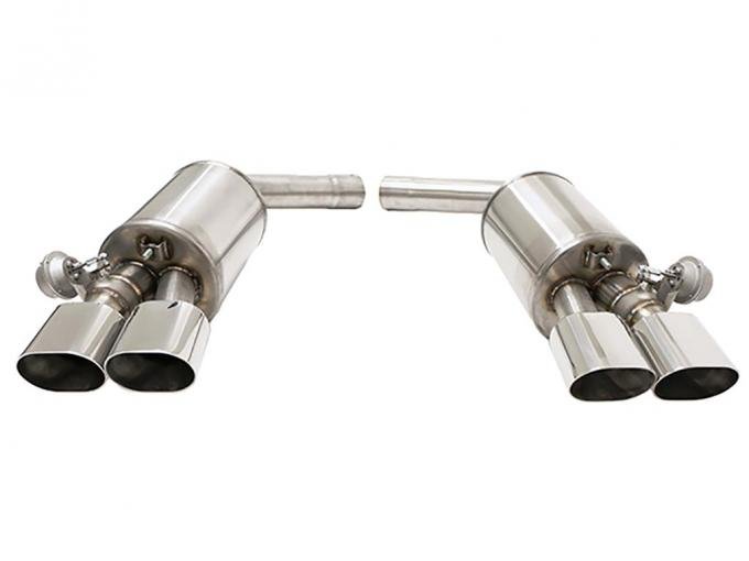 92-96 B&B Fusion Mufflers w/Vacuum Kit -3" with Oval Exhaust Tips