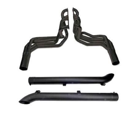 63-82 Side Mount Exhaust Set 327 / 350 Black By Dougs Headers