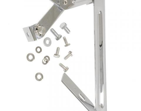 77-82 Hood Support - Chrome