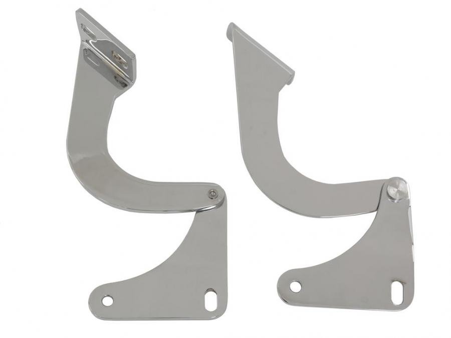 19561957 Hood Hinge Chrome Upgrade CC Improved Design Corvette Depot