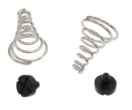 77-82 Hood Pop Up Springs - Polished Stainless Steel