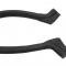61-62 Deck Lid Weatherstrip - With Molded End As Original With Ribs - 2 Pieces
