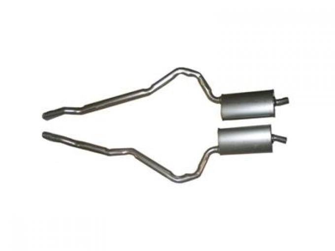 68-72 Muffler 2" Automatic OEM Style Welded