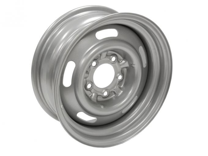 67 Rally Rim - Silver Powder Coated 15" X 6"