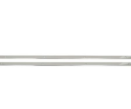 78-82 Door Sill Plate - Clear Anodized With Screws