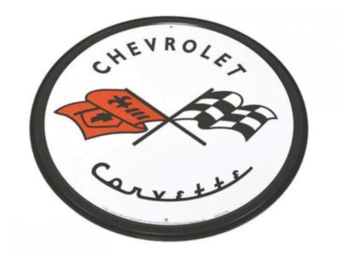 Circle Tin Sign - C1 Logo