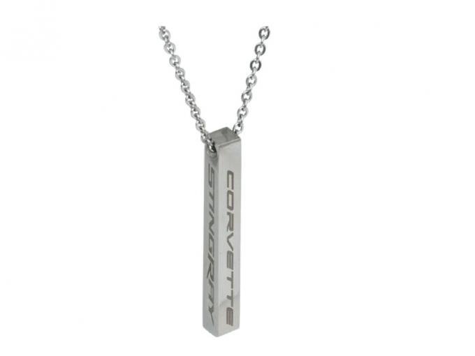 C8 Corvette Stingray Bar Necklace - Stainless Steel