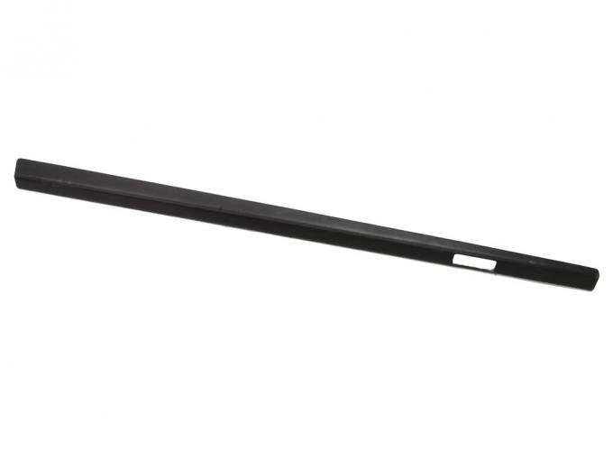 84-89 Coupe Door Panel Black Upper Trim - Right
