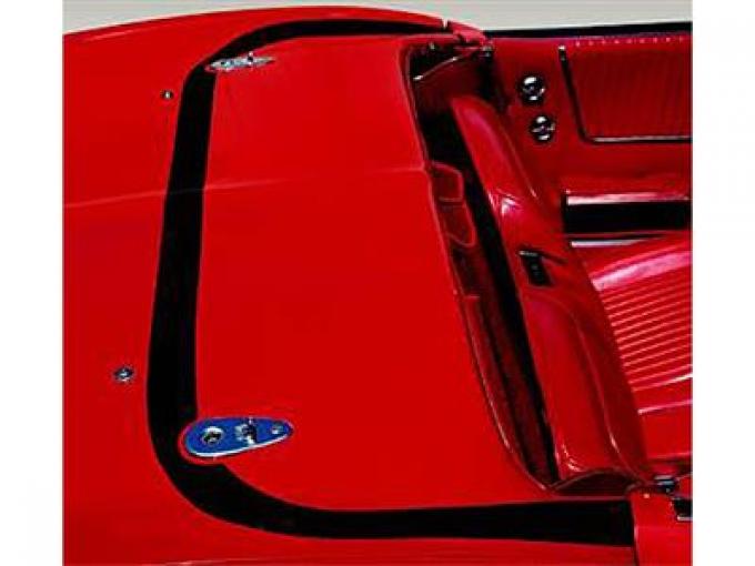 63-67 Deck Lid Protector - Soft Top / Convertible Top Clear - 2 Pieces