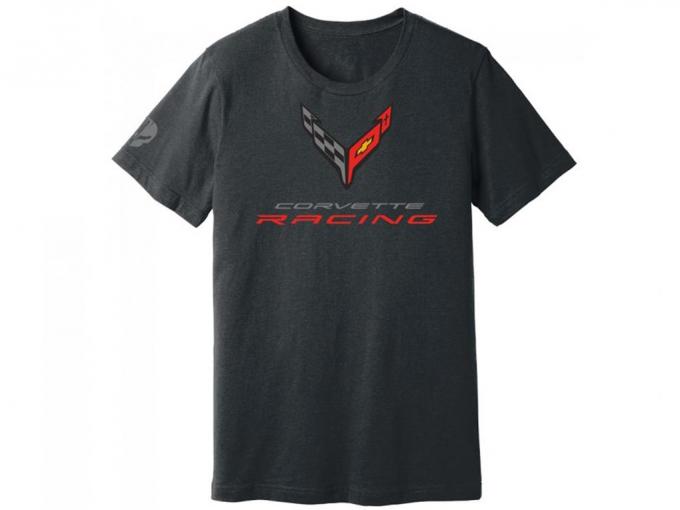 T-Shirt Corvette Racing C8R Crossed Flags
