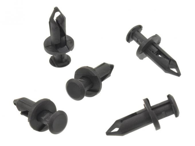 Redline Restomotive® 1997-2013 Chevrolet Corvette 5 Piece Push In Type Fastener / Retainers for 8mm Hole