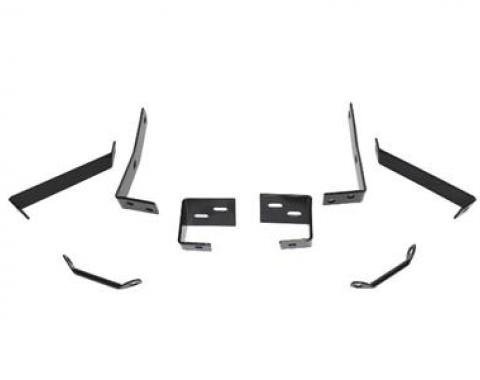 63-67 Rear Bumper Brackets Set -8 Pieces