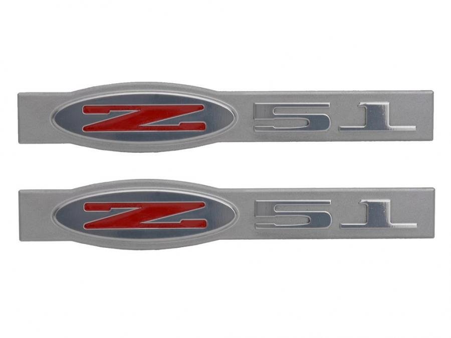 97-13 Z51 Billet Emblems (Set of 2) | Corvette Depot