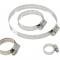 85-95 Radiator Hose Clamp Assortment - Chrome - 22 Pieces