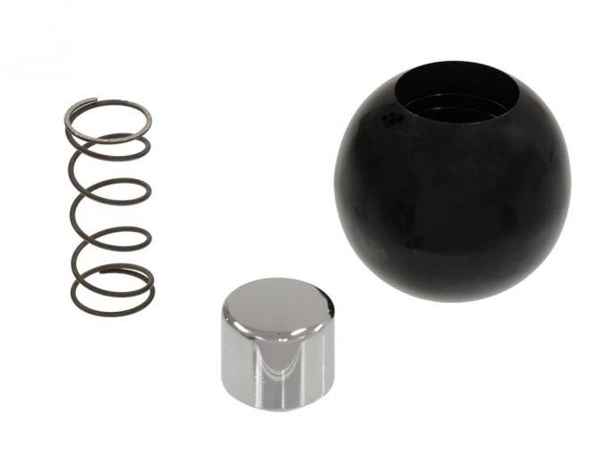 65-82 Stock Automatic Black Shifter Knob Button And Spring Set