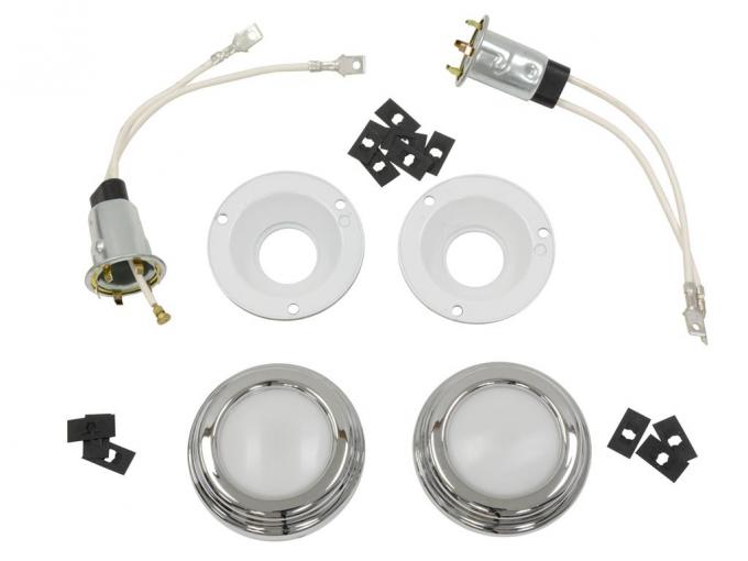 53-57 Courtesy Light Assembly ( 56-57 Lens Included 53-55 Replacement )