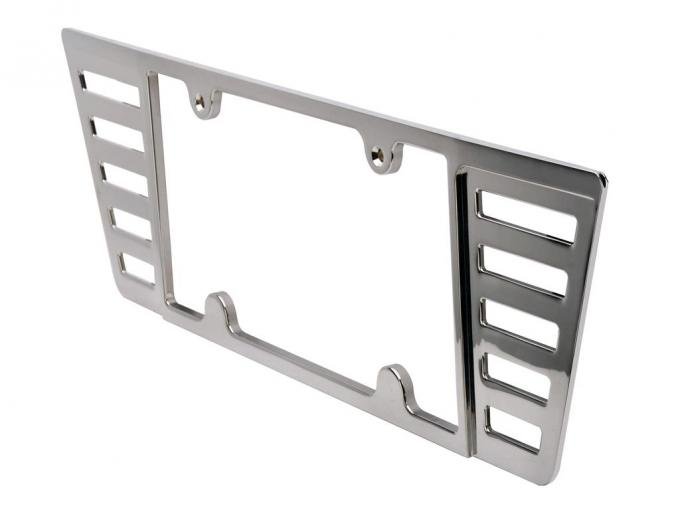 2005-2023 Billet Rear License Plate Frame / Bezel - Chrome