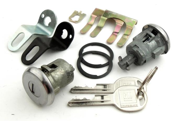 Corvette Door Locks, Left Hand Electric, Right Hand Manual, 1978-1982