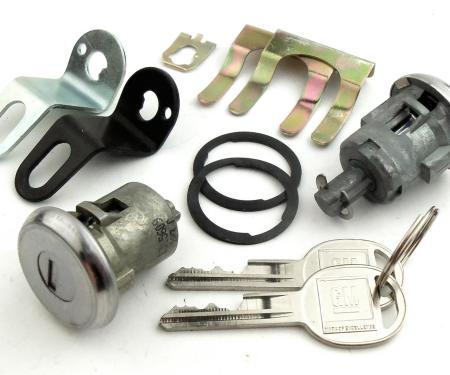 Corvette Door Locks, Left Hand Electric, Right Hand Manual, 1978-1982