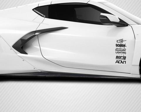 Extreme Dimensions 2020-2025 Chevrolet Corvette Carbon Creations Gran Veloce Carbon Fiber Side Skirts 117915