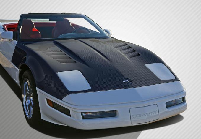 Extreme Dimensions 1985-1996 Chevrolet Corvette Carbon Creations GT Racing Carbon Fiber Hood 108910