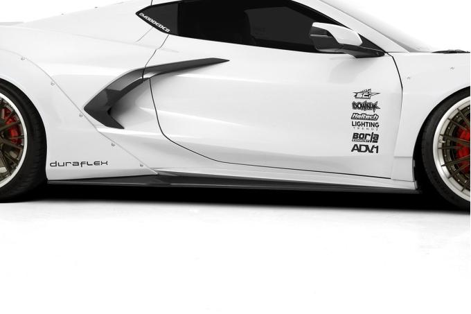 Extreme Dimensions 2020-2025 Chevrolet Corvette Duraflex Gran Veloce Side Skirts 117914
