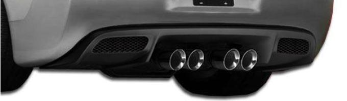 Extreme Dimensions 1997-2004 Chevrolet Corvette Duraflex ZR Edition Rear Lip 105699
