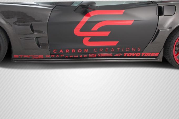 Extreme Dimensions 2005-2013 Chevrolet Corvette Carbon Creations ZR Edition Carbon Fiber Side Skirts 105770