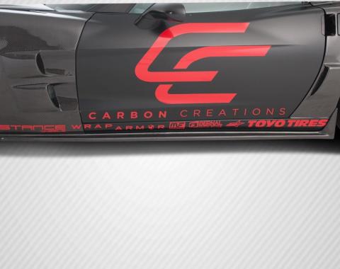 Extreme Dimensions 2005-2013 Chevrolet Corvette Carbon Creations ZR Edition Carbon Fiber Side Skirts 105770