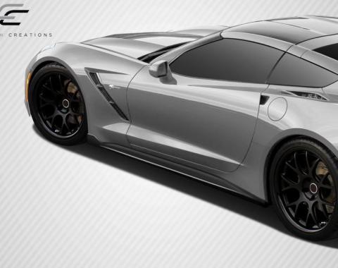 Extreme Dimensions 2014-2019 Chevrolet Corvette Carbon Creations GT Concept Carbon Fiber Side Skirts 112435