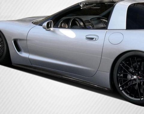 Extreme Dimensions 1997-2004 Chevrolet Corvette Carbon Creations AC Edition Carbon Fiber Side Skirts 107484
