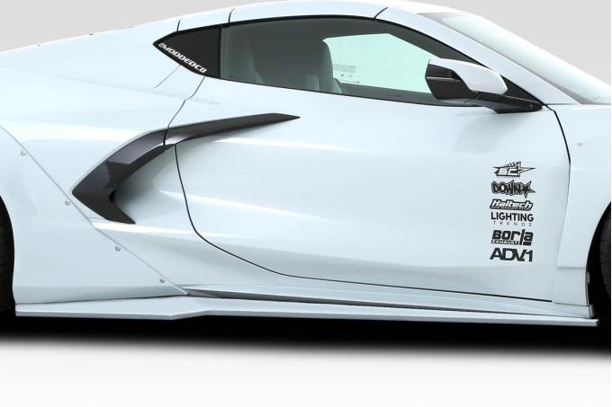 Extreme Dimensions 2020-2025 Chevrolet Corvette Duraflex Gran Veloce Side Skirts 116585