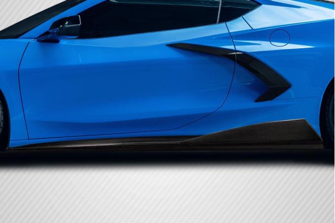 Extreme Dimensions 2020-2025 Chevrolet Corvette Carbon Creations GMX Carbon Fiber Side Skirts 117050