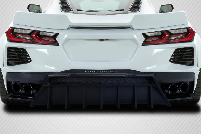 Extreme Dimensions 2020-2025 Chevrolet Corvette Carbon Creations Gran Veloce Carbon Fiber Rear Lip 116588