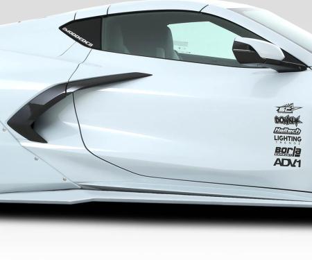 Extreme Dimensions 2020-2025 Chevrolet Corvette Duraflex Gran Veloce Side Skirts 116585