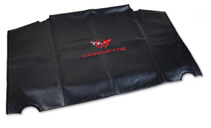CA 1997-2004 Chevrolet Corvette Embroidered Top Bag Black with Red C5 Logo 41621