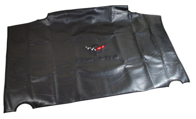 CA 1997-2004 Chevrolet Corvette Embroidered Top Bag Black with Black C5 Logo 41620