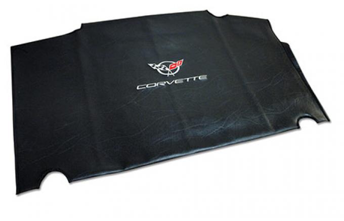 CA 1997-2004 Chevrolet Corvette Embroidered Top Bag Black with Silver C5 Logo 41622