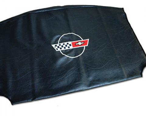CA 1984-1996 Chevrolet Corvette Embroidered Top Bag Black with 84 90 Logo 41618