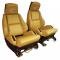 CA 1989-1990 Chevrolet Corvette Leather Seat Covers Sport