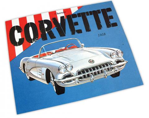 Corvette Sales Brochure, 1958