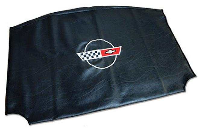 CA 1984-1996 Chevrolet Corvette Embroidered Top Bag Black with 84 90 Logo 41618