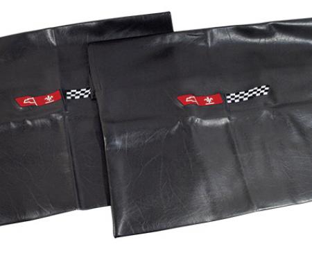 CA 1968-1982 Chevrolet Corvette Embroidered T Top Bags Black with 1981 Logo 41615