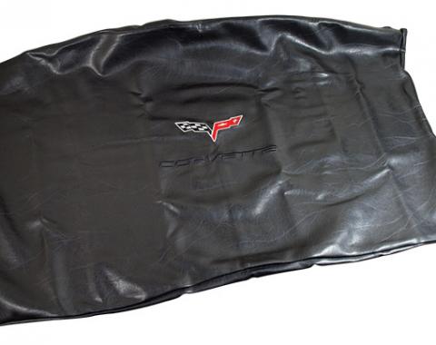 Corvette America 2005-2013 Chevrolet Corvette Embroidered Top Bag Black with Black C6 Logo 41623